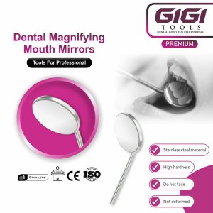 Dental Magnifying Mouth Mirrors (12-Piece Set)