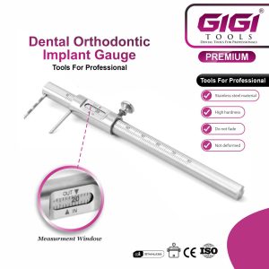 Dental Orthodontic Implant Gauge