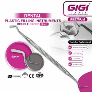 Dental Plastic Filling Instruments 3-Piece Set