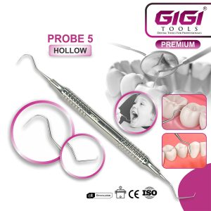 Dental Probe #5 Hollow Handle