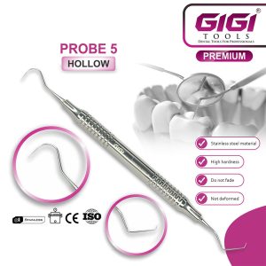 Dental Probe #5 Hollow Handle