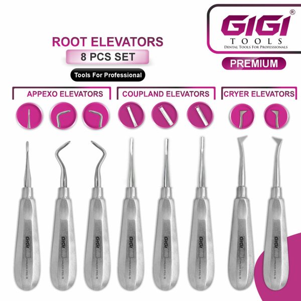 Dental Root Elevator Sets
