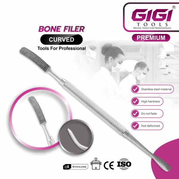 Double-Ended Curved Bone File