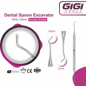 Double-Ended Dental Spoon Excavators