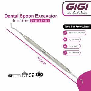 Double-Ended Dental Spoon Excavators