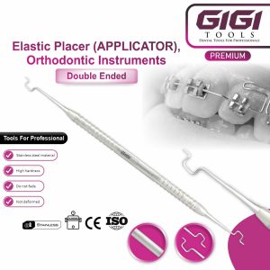 Double-Ended Orthodontic Elastic Placer (Applicator)