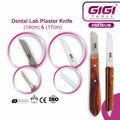 Dental Lab Plaster Knife – 14cm & 17cm, Wooden Handle