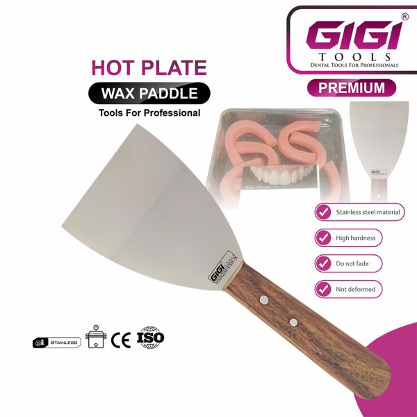 Hot Plate Wax Paddle – 20cm Dental Lab Wax Leveling Tool