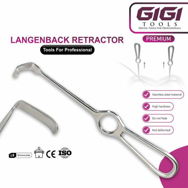 Langenbeck Retractor – Right-Angled Oral Surgery Soft Tissue Retractor