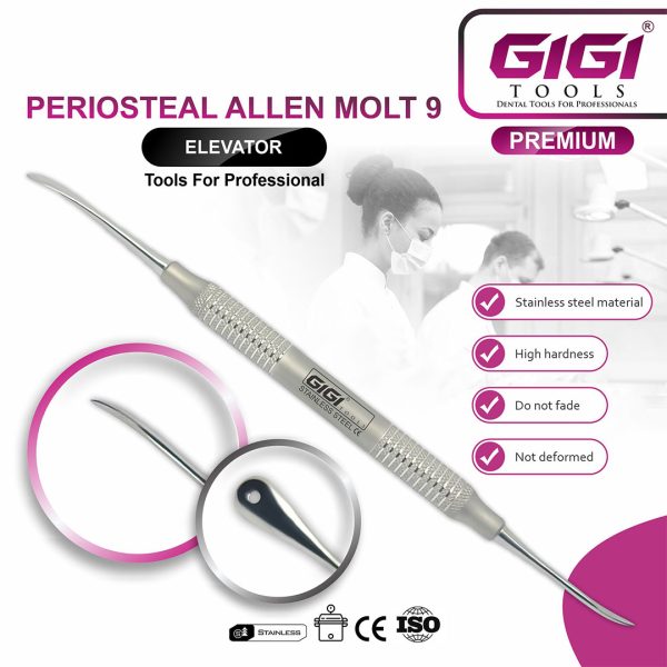 Allen Periosteal Elevator Molt 9 – Dual-Ended Dental Surgery Instrument