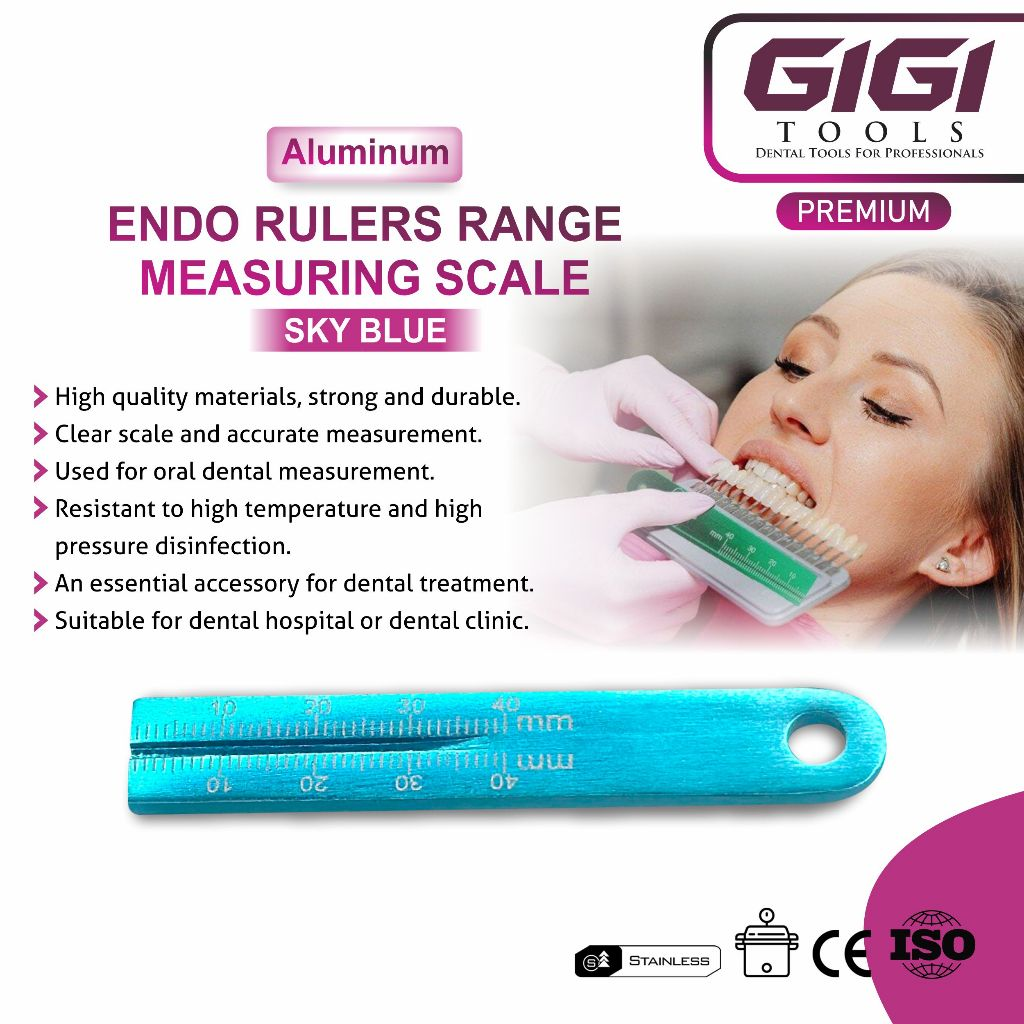 Aluminum Endo Ruler – Root Canal File Measuring Block