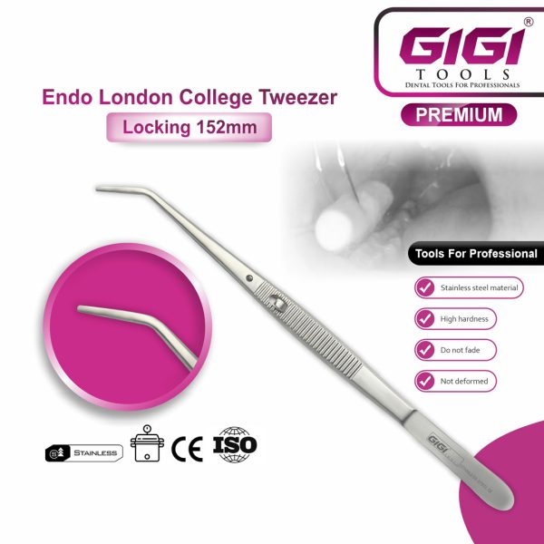 Endo London College Tweezers (Locking, 152mm)