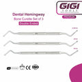 Dental Hemingway Bone Curette - Set of 3