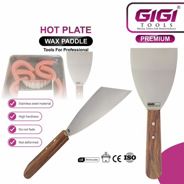Hot Plate Wax Paddle – 20cm Dental Lab Wax Leveling Tool