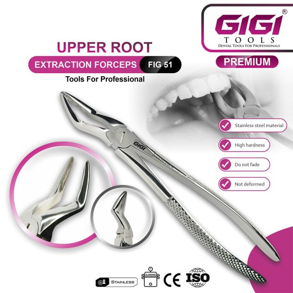 Adult Extraction Forceps Fig. 51 Upper Roots & Fragments
