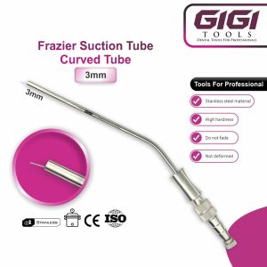 Frazier Suction Tube Series (Curved Stainless Steel)