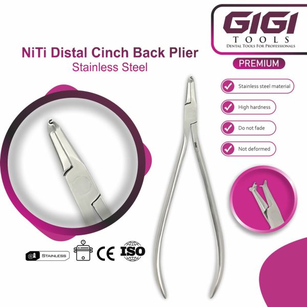 Hammer Head NiTi Distal Cinch Back Plier