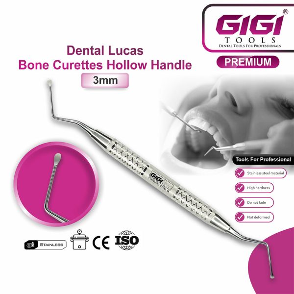 Lucas Bone Curettes (3-Piece Set)