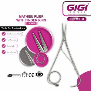 Mathieu Pliers with Finger Ring (140mm)