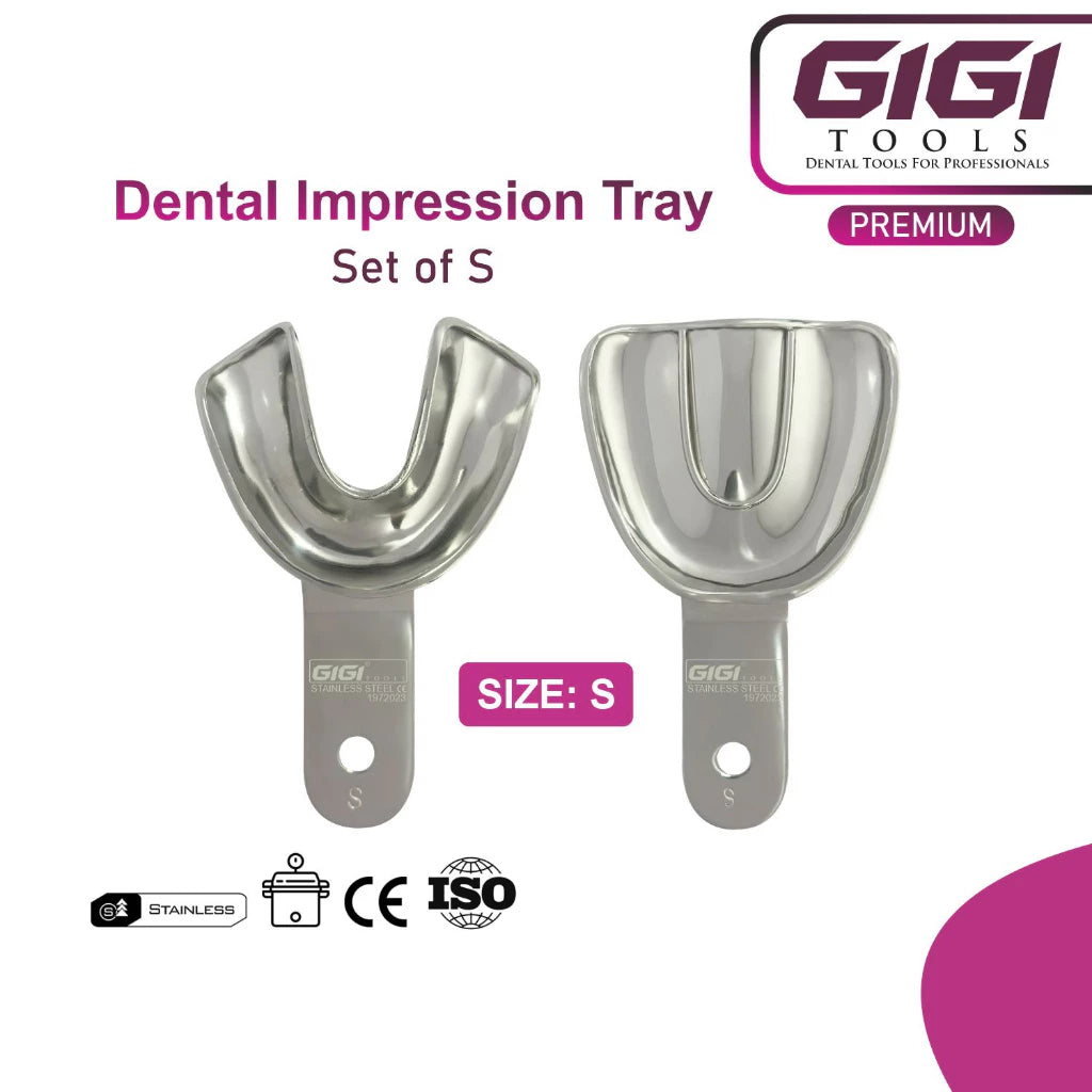 Professional Edentulous Dental Impression Tray Set