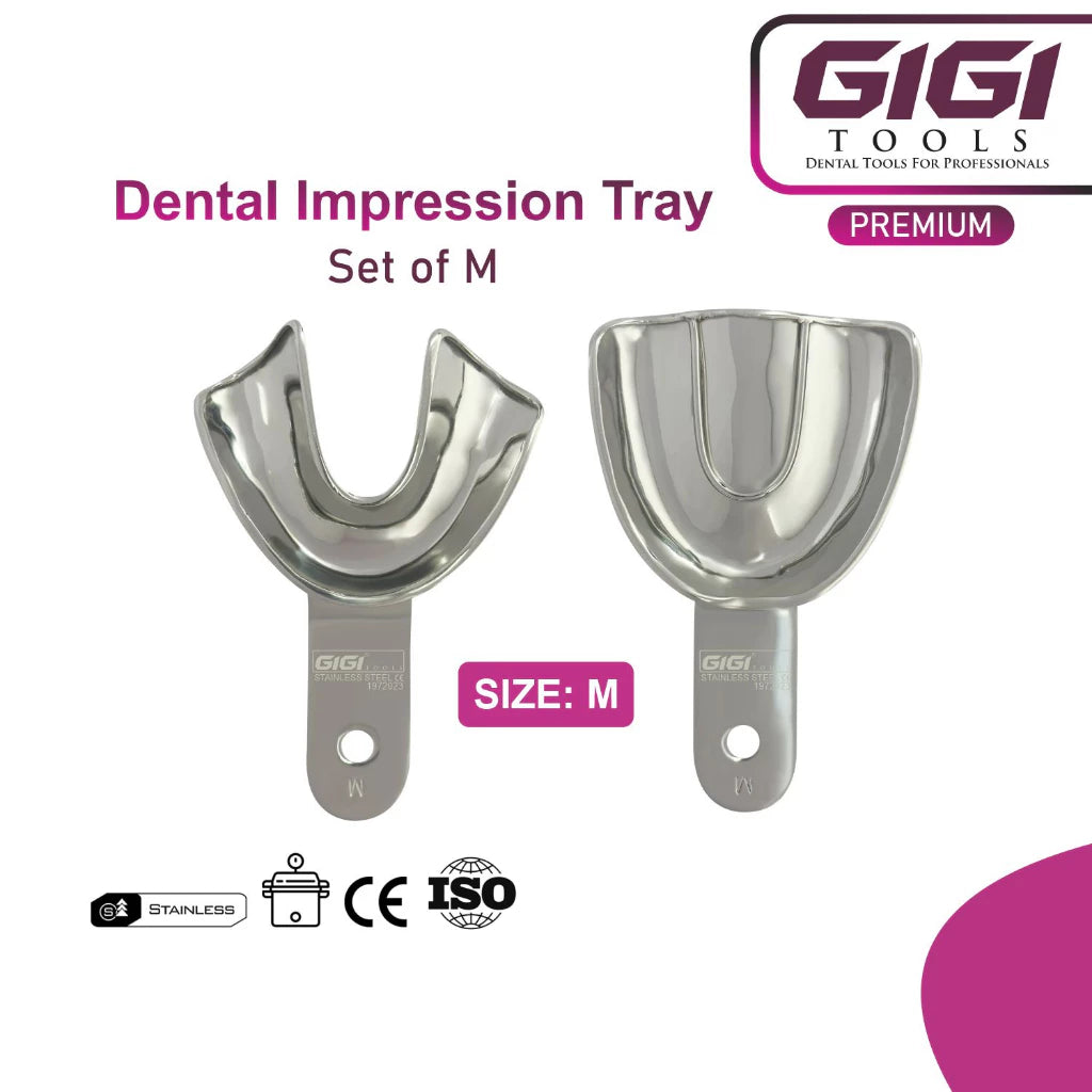 Professional Edentulous Dental Impression Tray Set