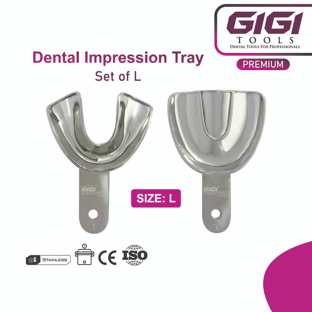 Professional Edentulous Dental Impression Tray Set