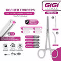 Professional Kocher Forceps 1x2 Teeth - Straight & Curved Configurations