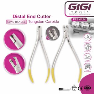 Orthodontic Distal End Cutter Long Handle - Tungsten Carbide