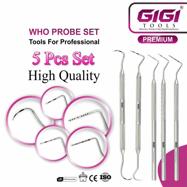 Periodontal & Diagnostic Probes 5-Piece set