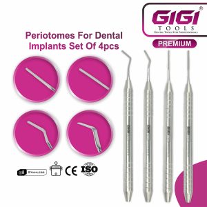 Periotomes for Dental Implants (4-Piece Set)