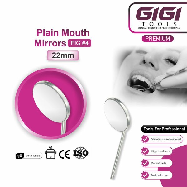 Plain Mouth Mirrors (12-Piece Set)