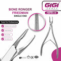 Friedman Surgical Bone Rongeur (14cm) - Scalloped Grip