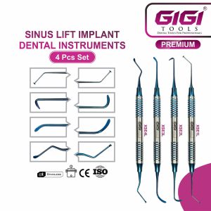 Sinus Lift Elevators 4-Piece Implant Set