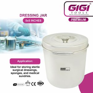 Stainless Steel Dressing Jar