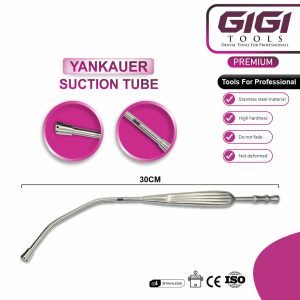 Yankauer Suction Tube 30cm Stainless Steel